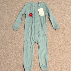 simply Magnetic Me organic cotton onesie pajamas